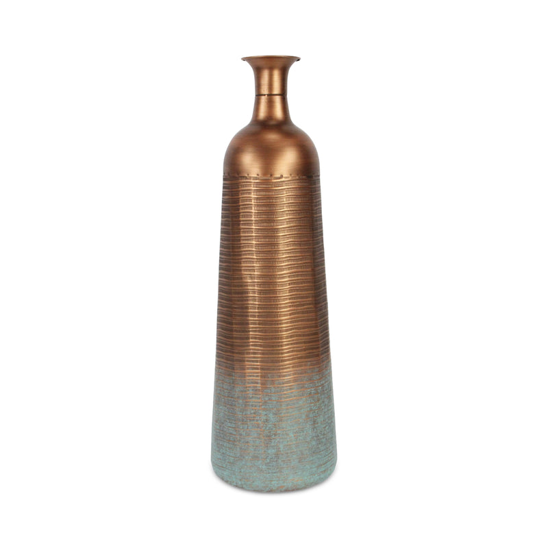 5898L - Kyani Copper Vase Décor - Large