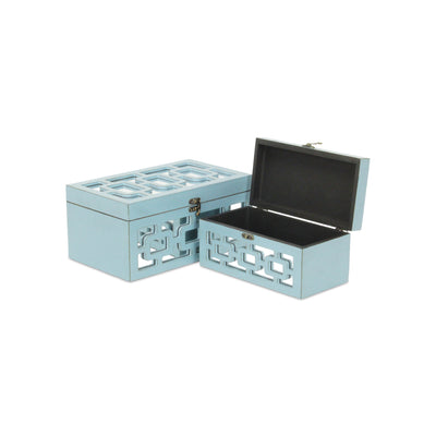 FP-3838-2GB - Tessera Mirrored Blue Boxes