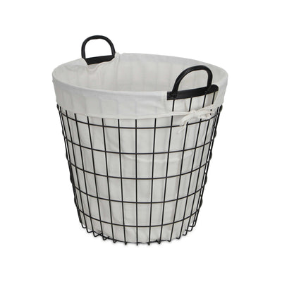 16S004 - Esker Lined Round Basket