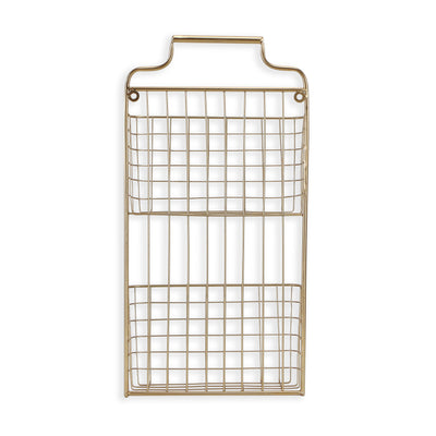 4605 - Linnet Gold Wall Basket