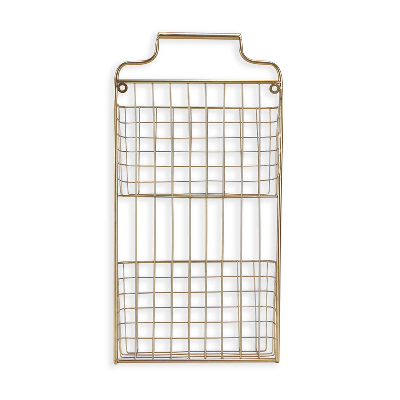 4605 - Linnet Gold Wall Basket