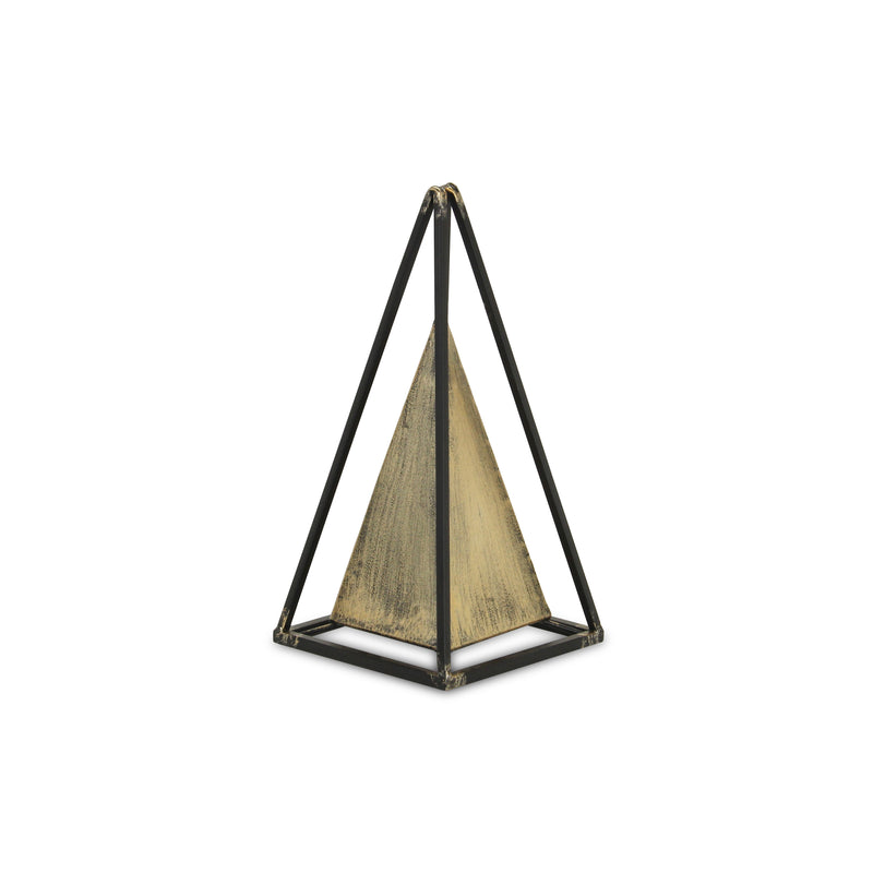4919 - Isaben Metal Pyramid Decor
