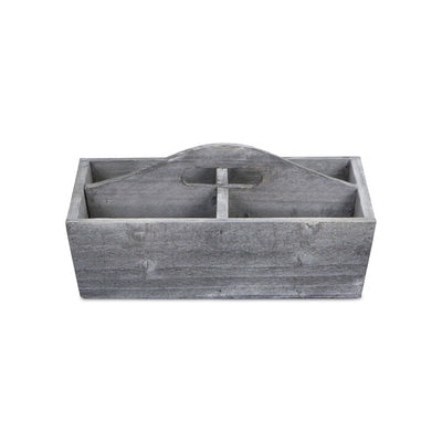 4939GW - Petron Tapered Wood Caddy - Gray