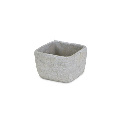 5095 - Reed Square Cement Pot
