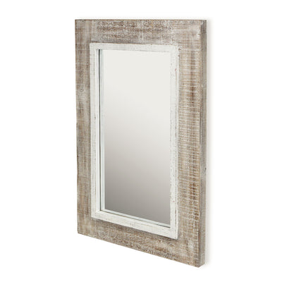 5189 - Cecilia Wood Framed Mirror