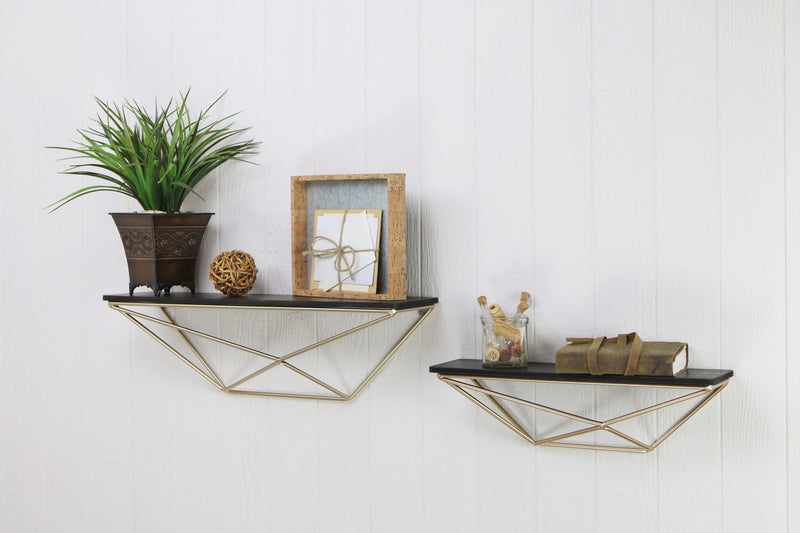 5373-2 - Everly Floating Shelves - Brown