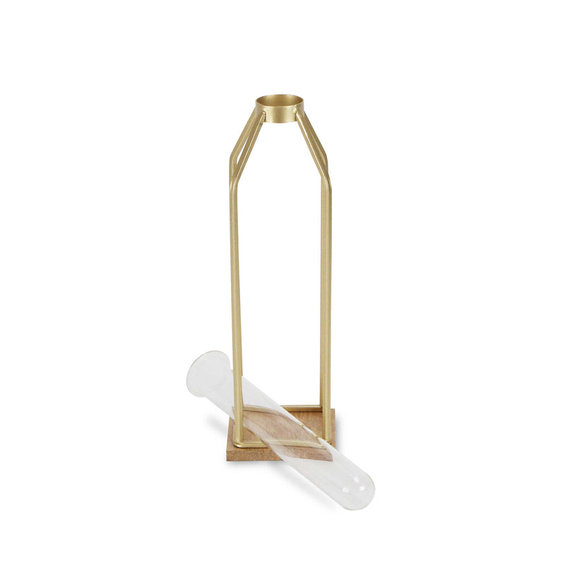 5483L-GD - Adrie Large Modern Stand - Gold