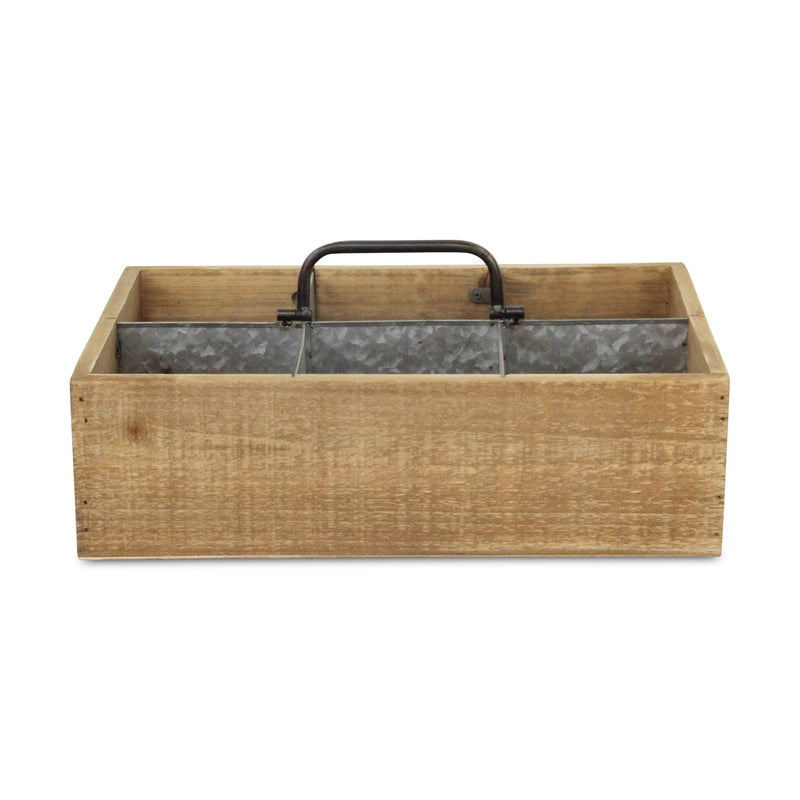5564 - Paolo 6 Slot Wood Caddy