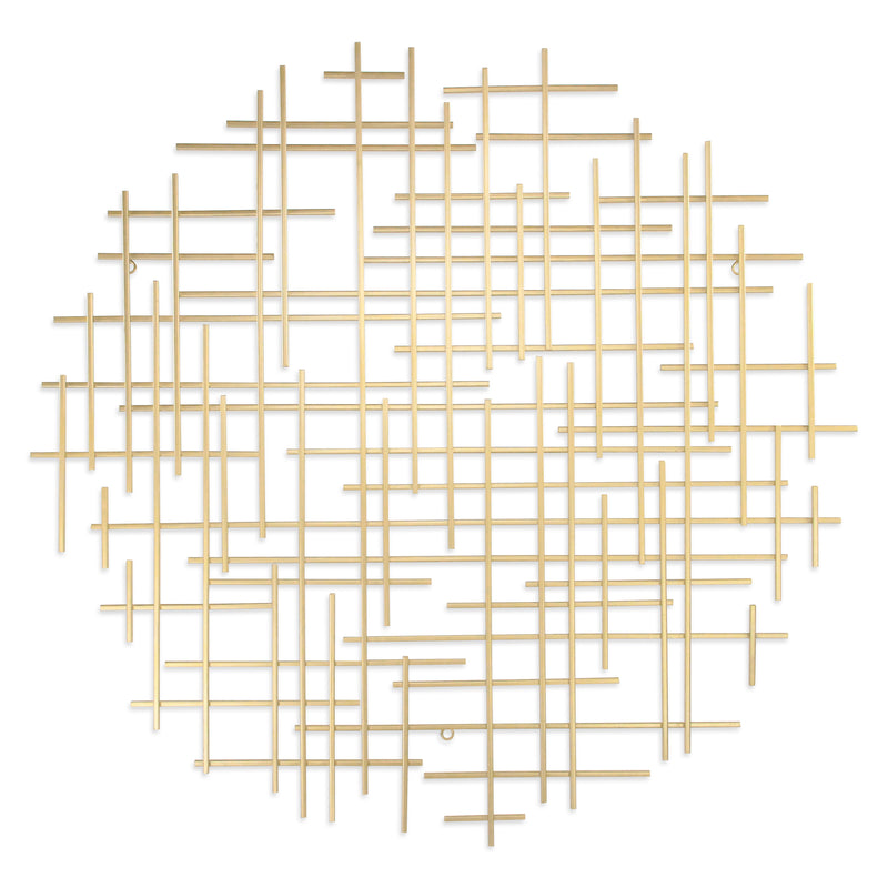 5800GD - Iquara Round Art - Gold