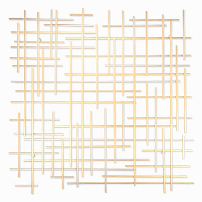 5803GD - Iquara Square Art - Gold