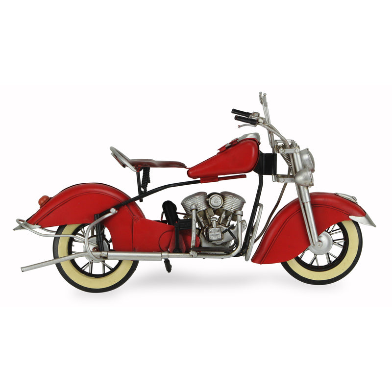 JA-0135 - Frankie Vintage Red Motorcycle