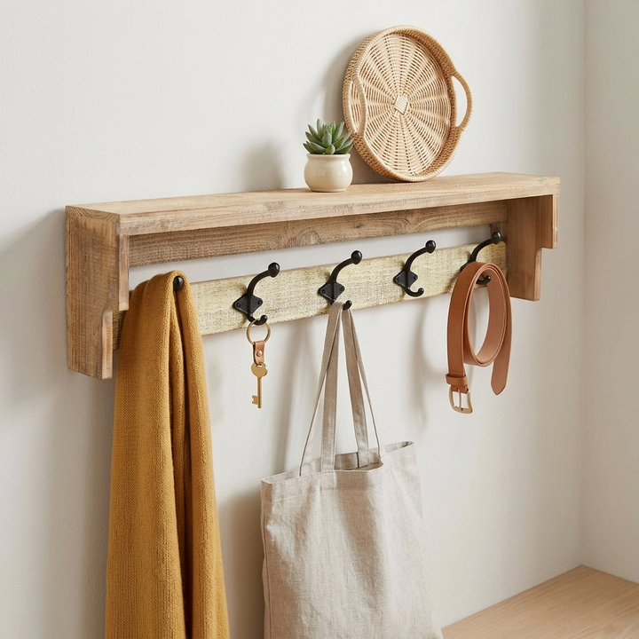 4672 - Truss Farm Style Coat Hanger