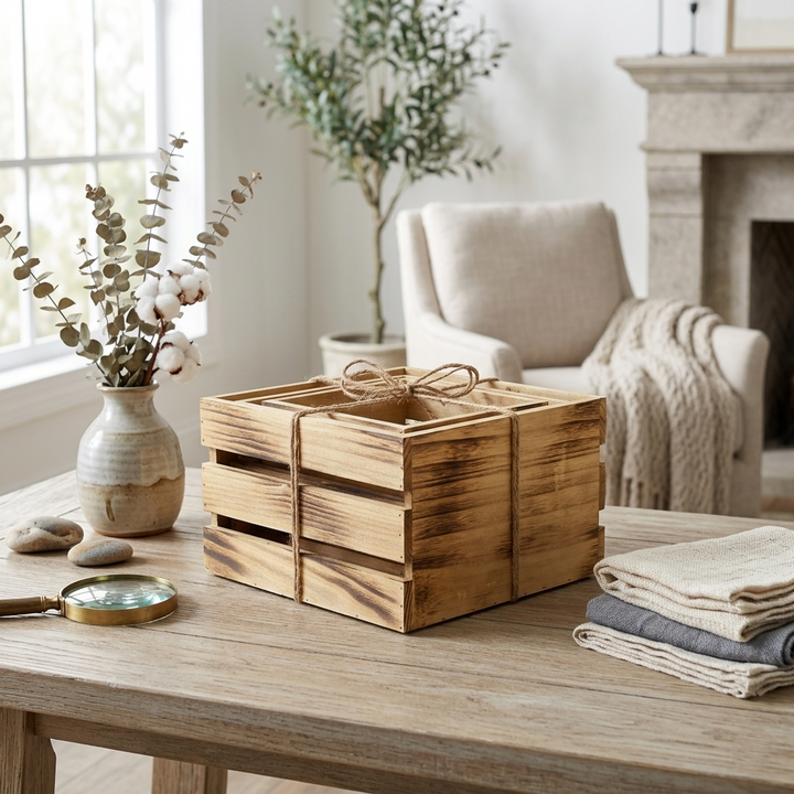 4831-3 - Rustic Farmstead Wood Crates