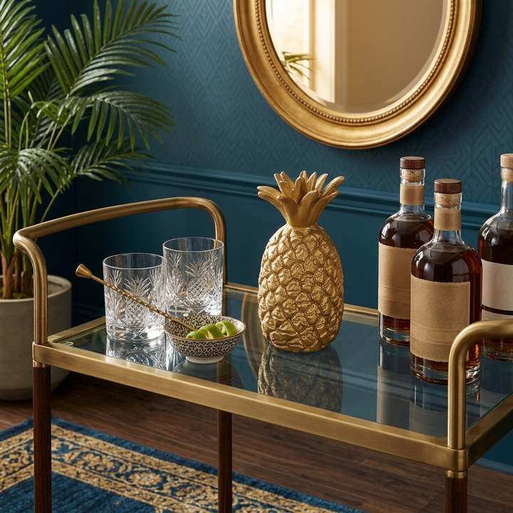 4880 - Thalia Cast Iron Pineapple
