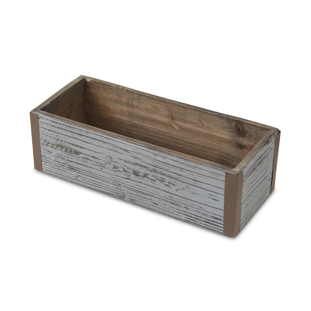 4911GW - Fiorel Rectangular Wood Planter