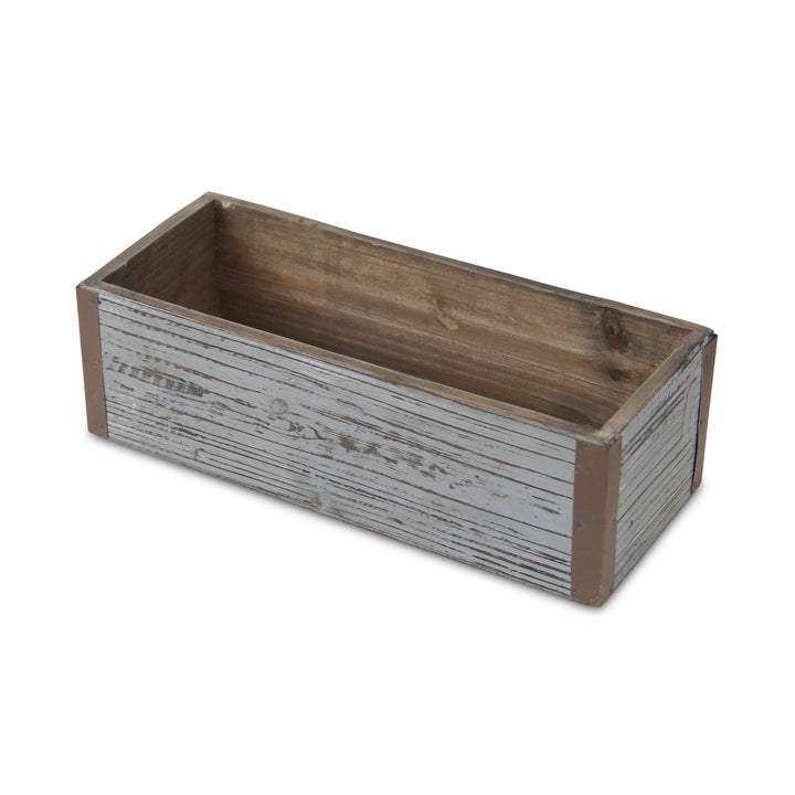 4911GW - Fiorel Rectangular Wood Planter