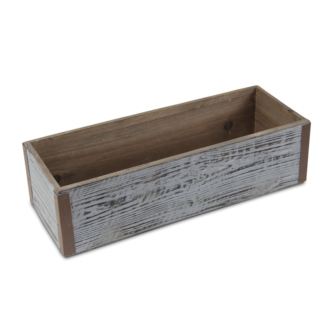4911GW - Fiorel Rectangular Wood Planter