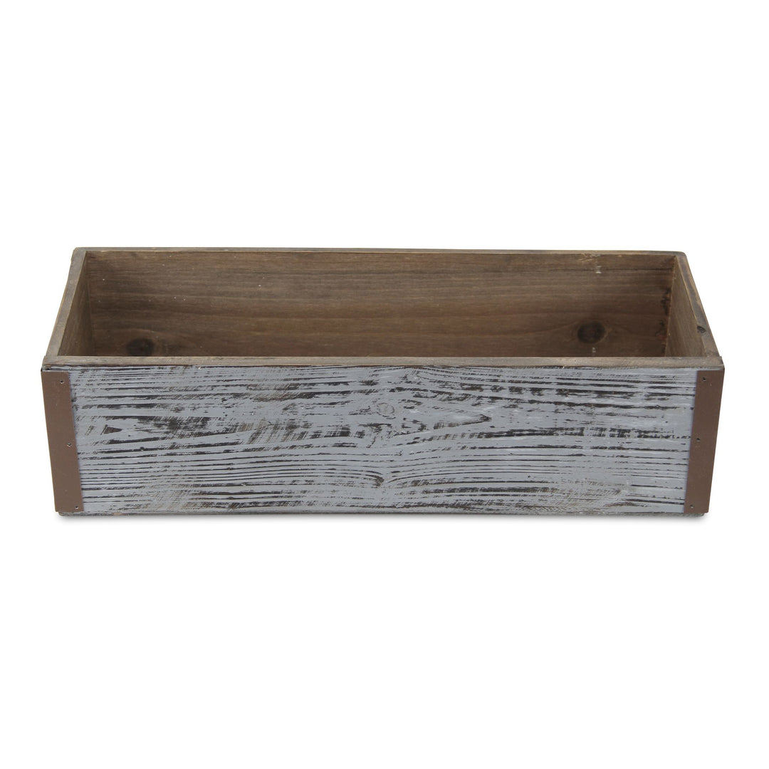 4911GW - Fiorel Rectangular Wood Planter