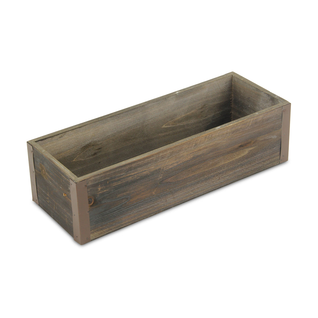 4911 - Fiorel Rectangular Wood Planter