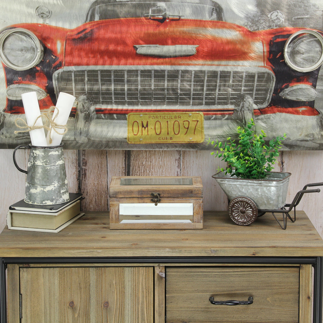 4929-2 - Larkspur Mirrored Wood Boxes