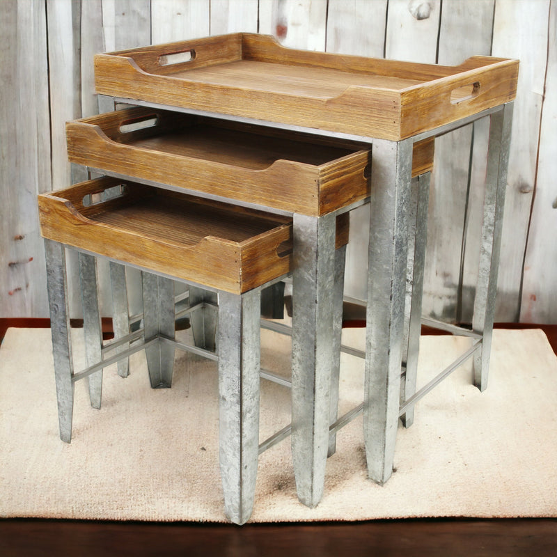4978-3 - Whitman Brown Tray Tables