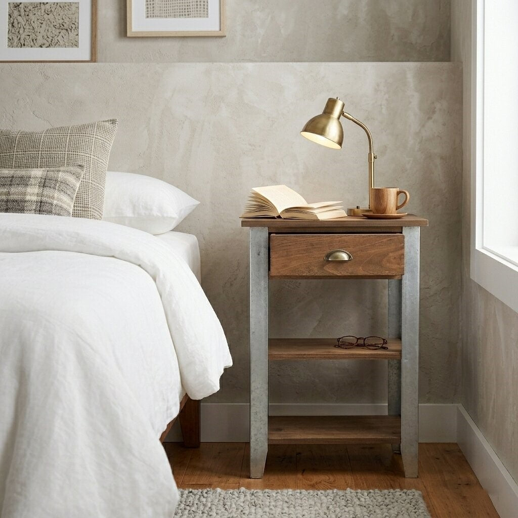 4979 - Temba Farmhouse Side Table