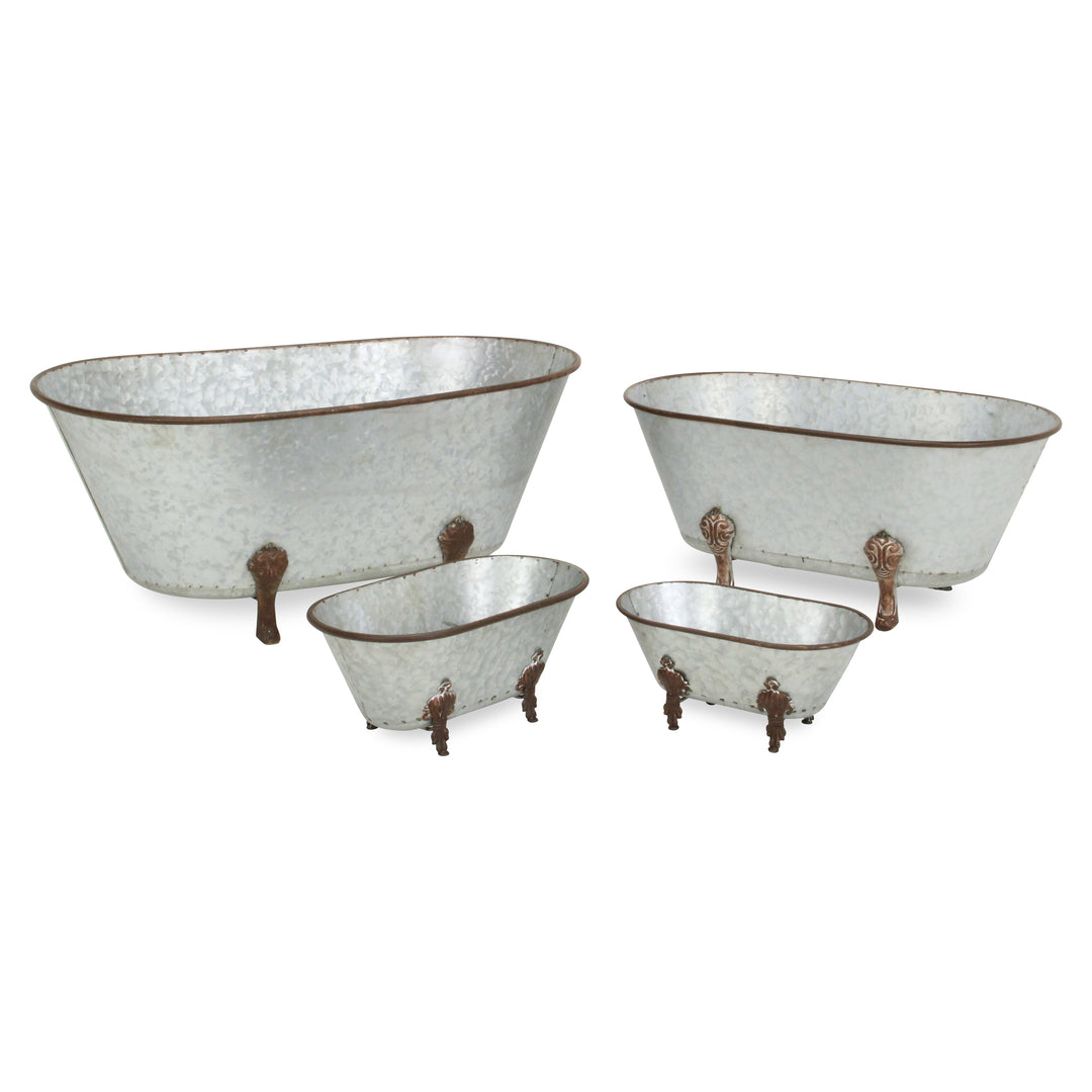 5018GV - Lavande Galvanized Tub Decor