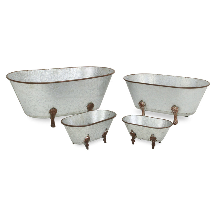 5018GV - Lavande Galvanized Tub Decor