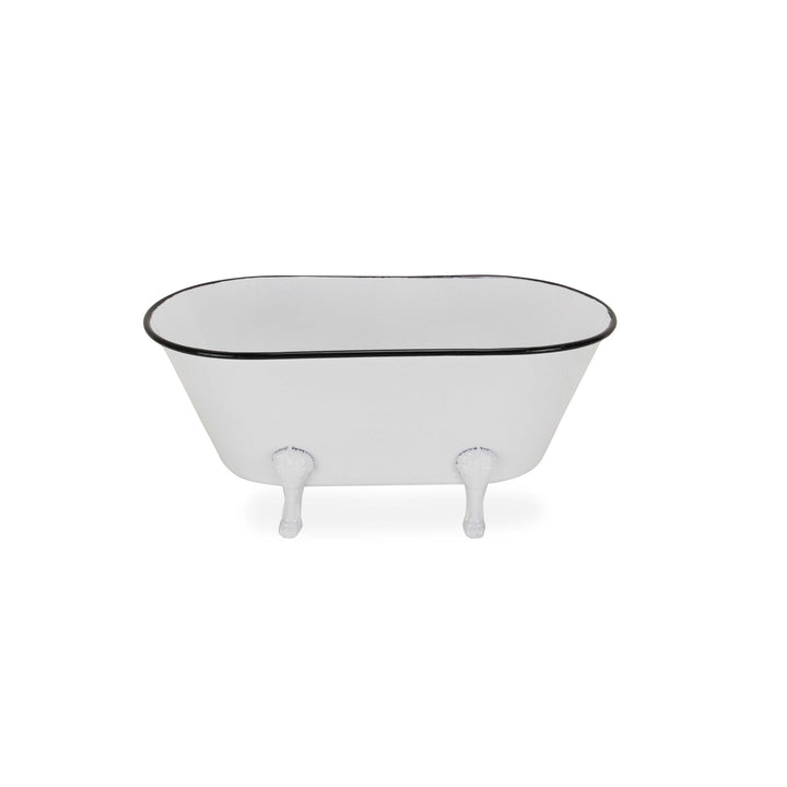 5018W - Lavande White Tub Decor