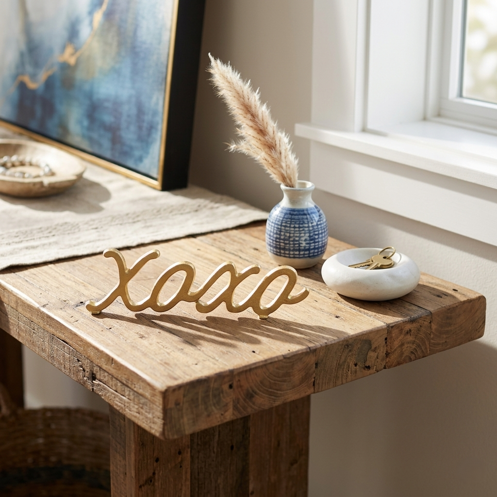 5035 - Milena "XOXO" Cast Iron Decor