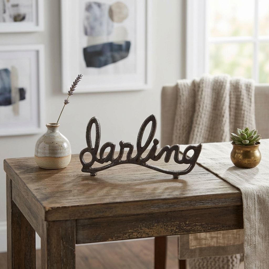 5036 - Carwyn "Darling" Cast Iron Decor