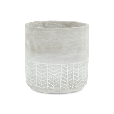 5091 - Calliope Round Cement Pot
