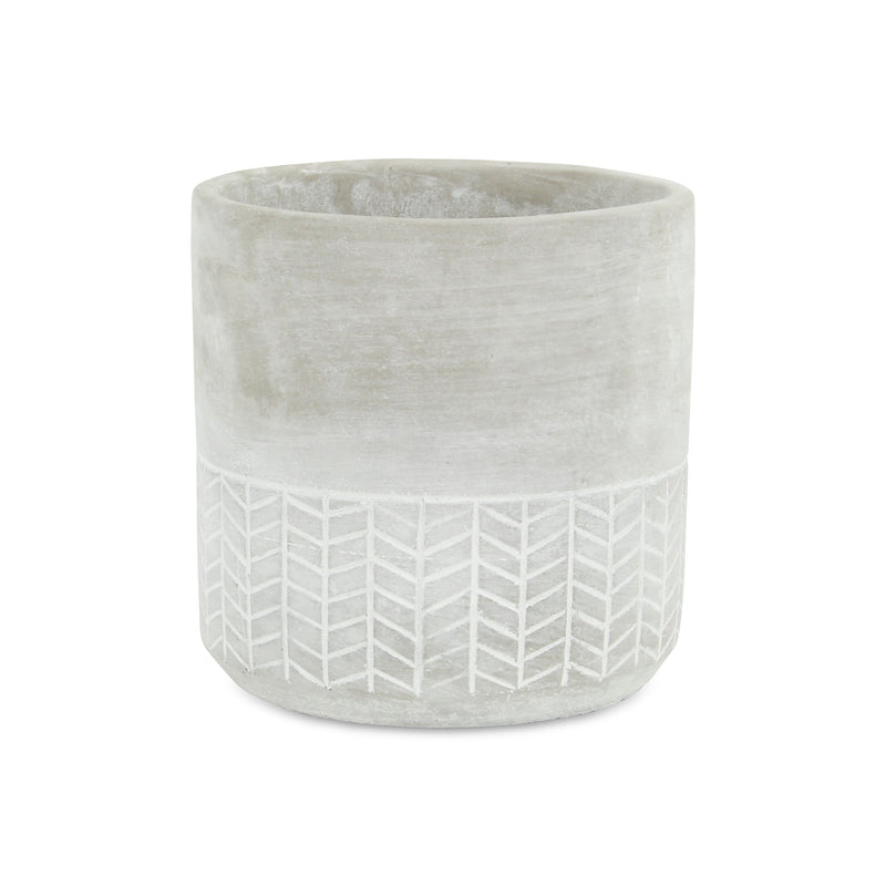 5091 - Calliope Round Cement Pot