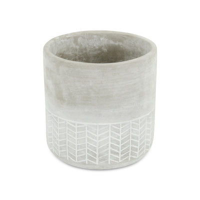 5091 - Calliope Round Cement Pot