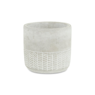 5091 - Calliope Round Cement Pot