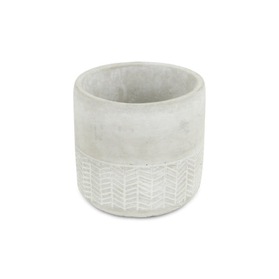 5091 - Calliope Round Cement Pot