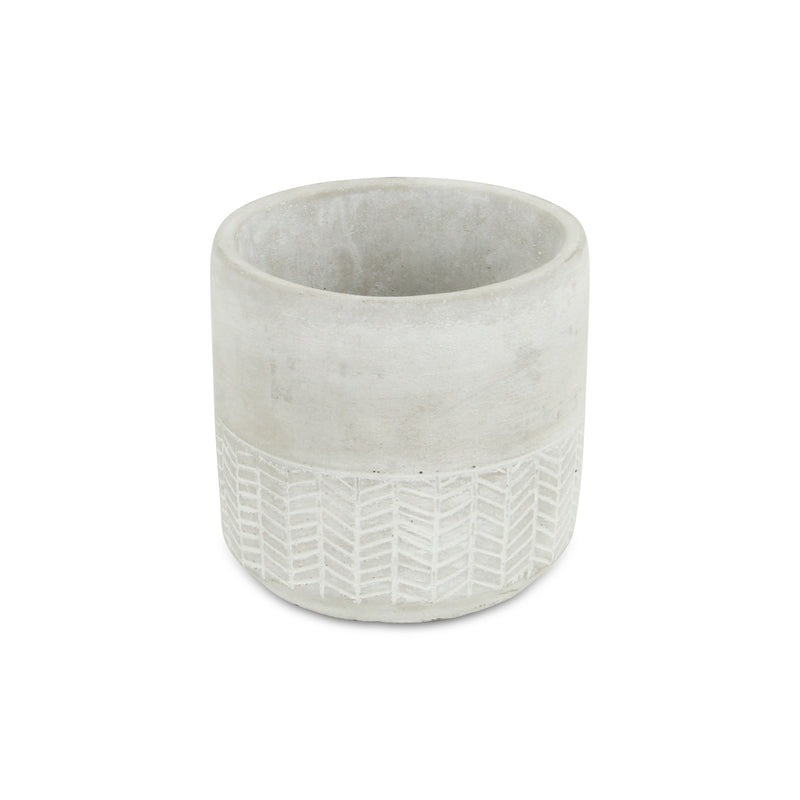 5091 - Calliope Round Cement Pot