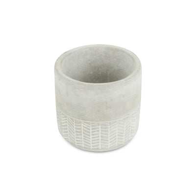 5091 - Calliope Round Cement Pot