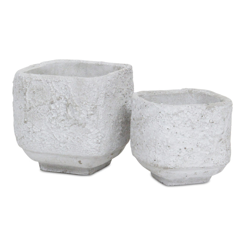 5098 - Celia Square Cement Pot