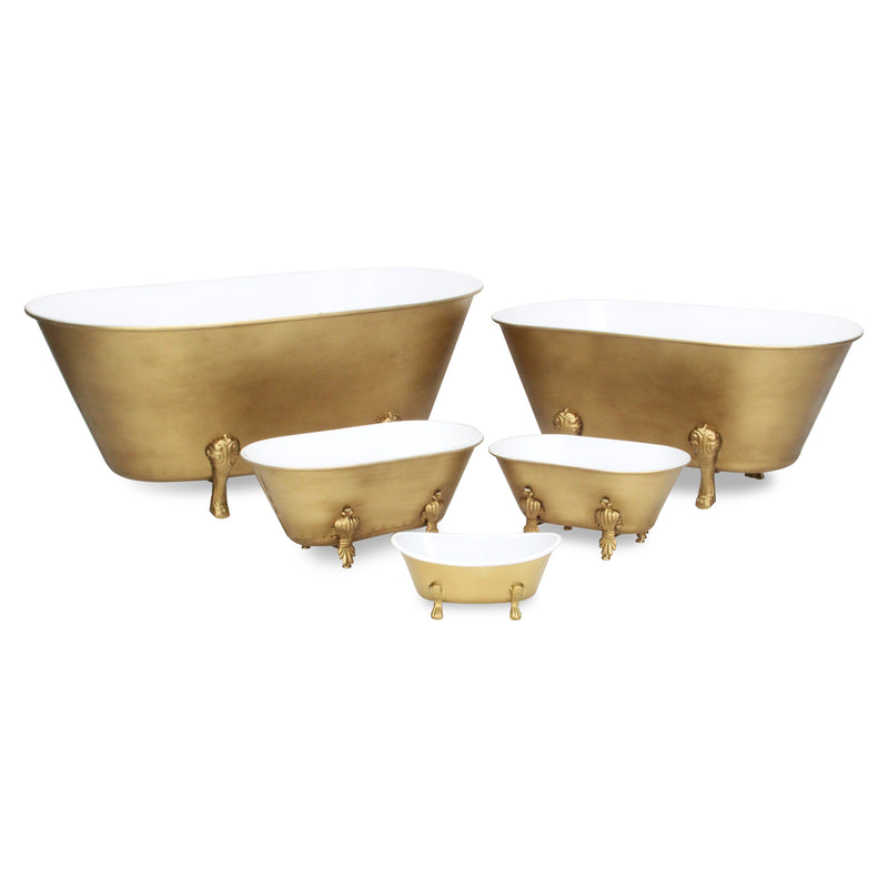 5129L-GD - Lavande Golden Tub Décor