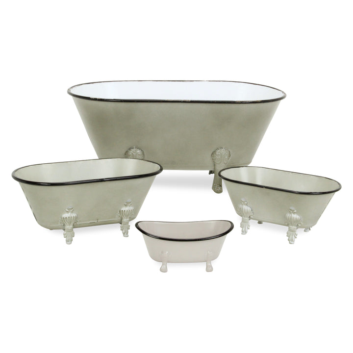 5018GR - Lavande Gray Tub Decor