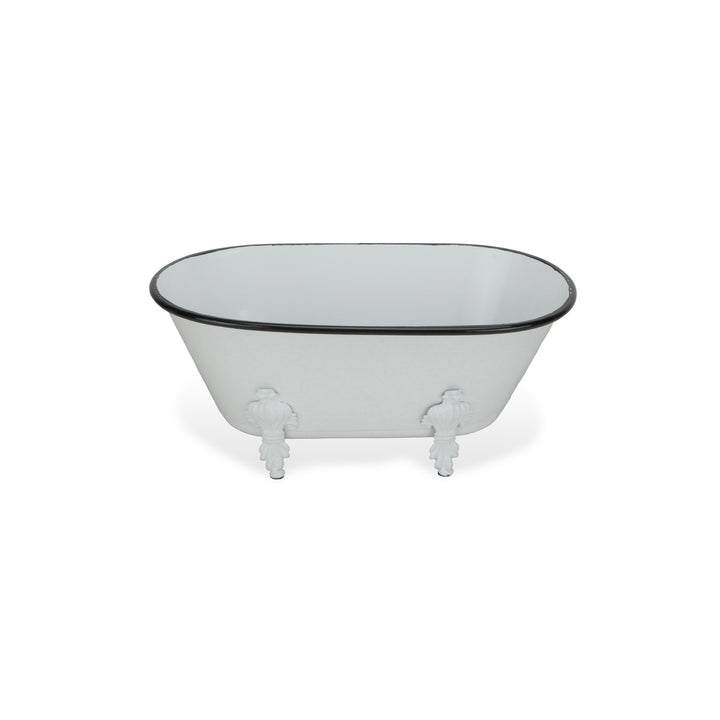 5018W - Lavande White Tub Decor