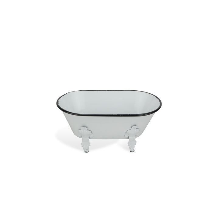 5018W - Lavande White Tub Decor
