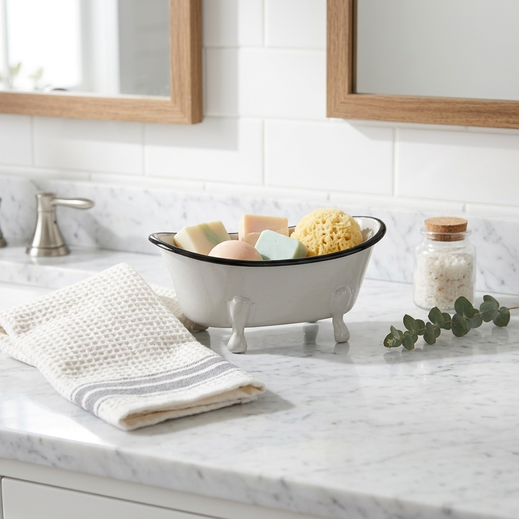 5018GR - Lavande Gray Tub Decor
