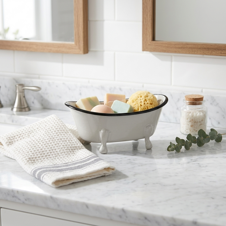 5018GR - Lavande Gray Tub Decor