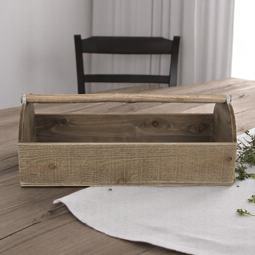 5167 - Jane Rectangular Wood Caddy