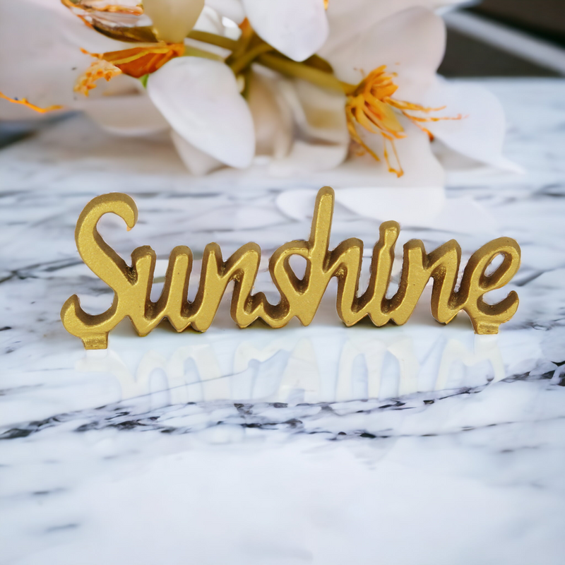 5169GD - Norah Cast Iron Decor- Sunshine