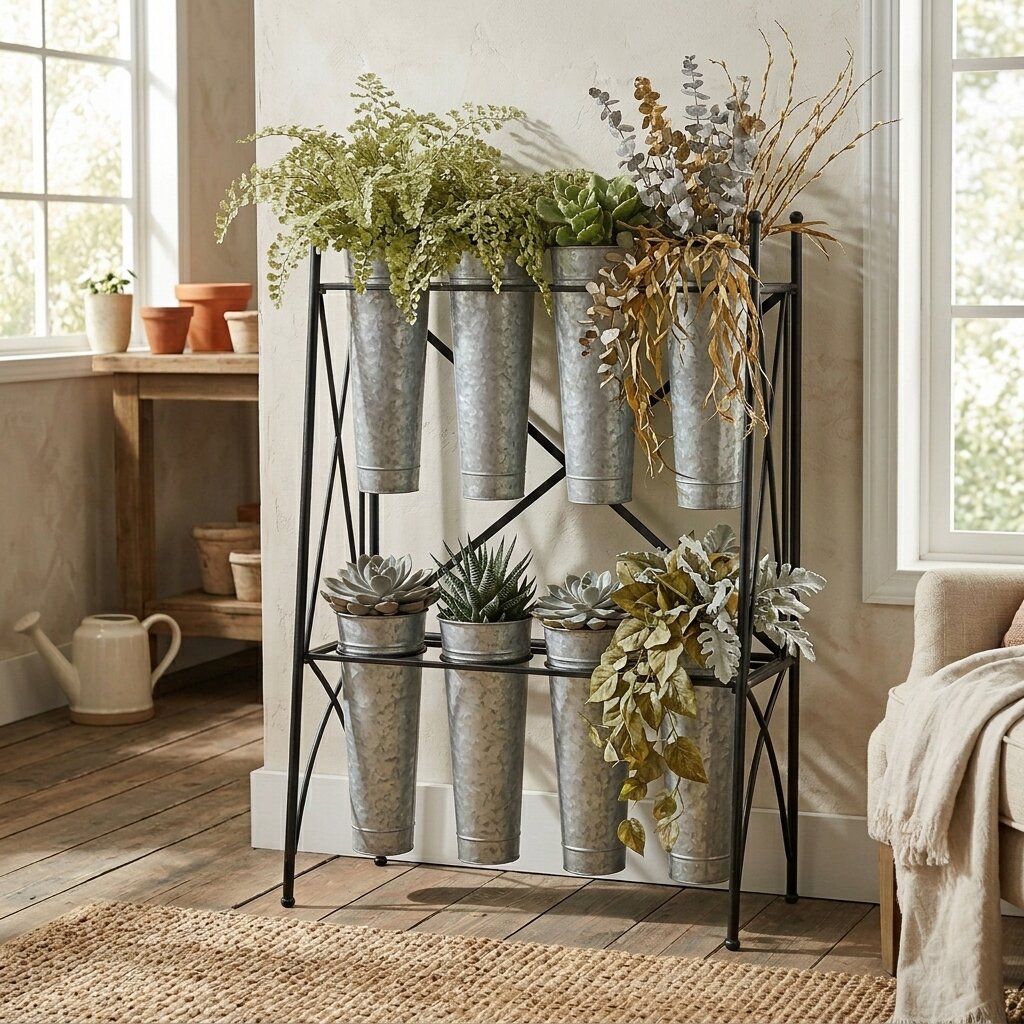 5201 - Kora 8 Pot Plant Stand