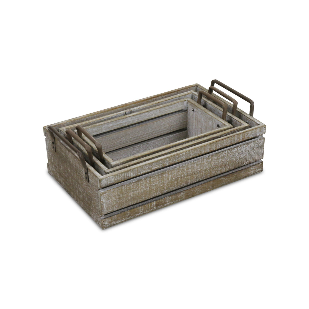 5275-3LG - Selma Crates with Handles