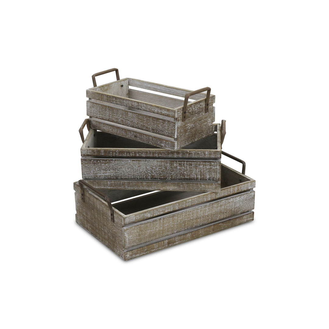 5275-3LG - Selma Crates with Handles